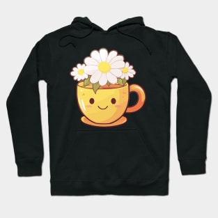 Cute camomile tea cup of calm Hoodie